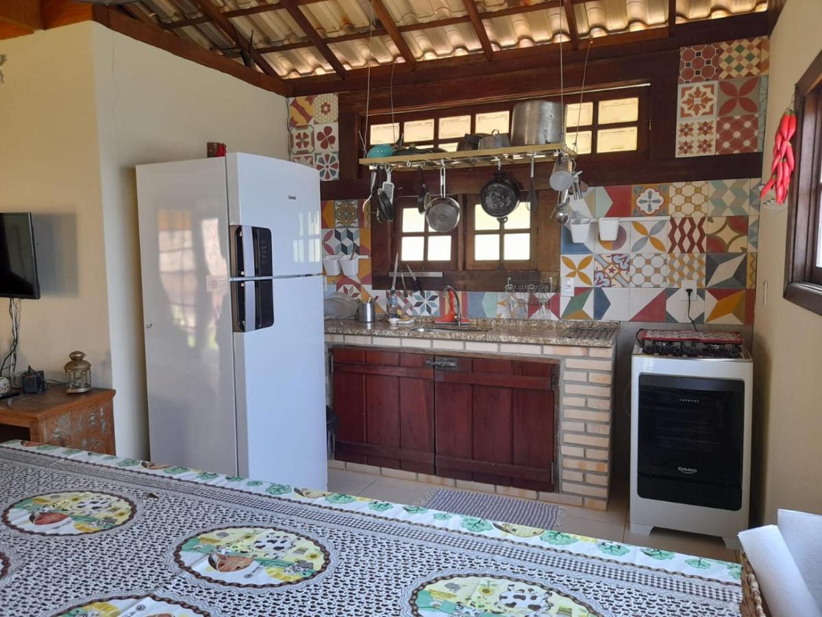 Chale Com Agua De Nascente E Com Vista Panoramica Villa Lumiar Bagian luar foto